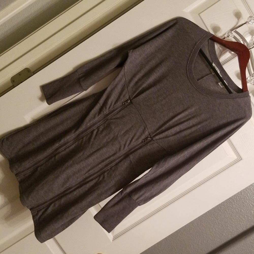 Derek Heart Stretch Dress with 2 front zippers